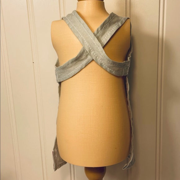 American Girl - Grey Paint Splatter Smock Apron (Rare) - Picture 2 of 5